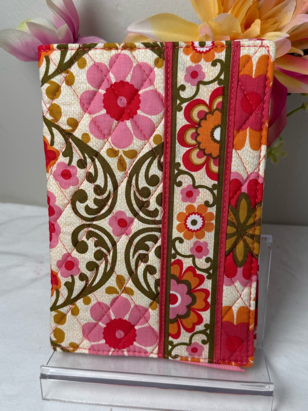NWT Vera Bradley Folkloric Paperback Book Cover  – 8” X 5”